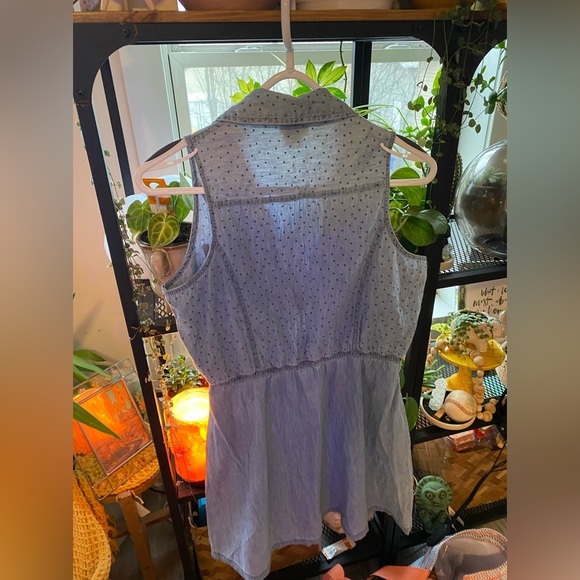 DOTS | Skirt Demin Romper Tiny Polkadot Stars - Picture 2 of 8